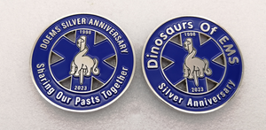 DOEMS CHALLENGE COINS 2018 + 2020 + 2022 + 2024 + 2023 25th anniversary coin