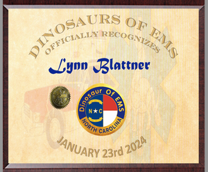 OFFICIAL DINO STATUS Plaque