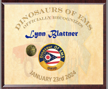 Load image into Gallery viewer, OFFICIAL DINO STATUS Plaque
