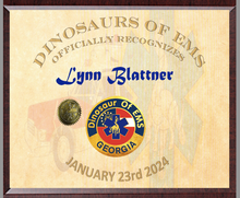 Load image into Gallery viewer, OFFICIAL DINO STATUS Plaque
