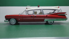 Load and play video in Gallery viewer, Cadillac Miller Meteor Ambulance RED 1959 diecast modelcar 495002 Atlas 1:43
