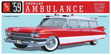 Load image into Gallery viewer, AMT 1395 - 1959 Cadillac Ambulance w/Gurney 1:25 Scale Model Kit
