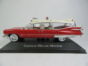 Cadillac Miller Meteor Ambulance RED 1959 diecast modelcar 495002 Atlas 1:43