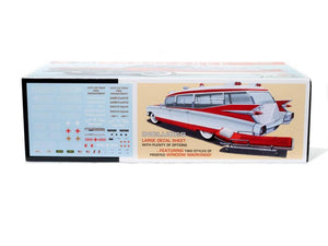 AMT 1395 - 1959 Cadillac Ambulance w/Gurney 1:25 Scale Model Kit
