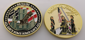 911 20TH ANNIVERSARY 2" Challenge Coins