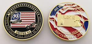 911 20TH ANNIVERSARY 2" Challenge Coins
